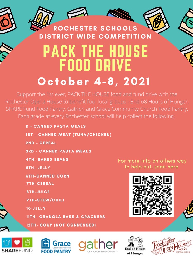 PACK THE HOUSE FOOD DRIVE