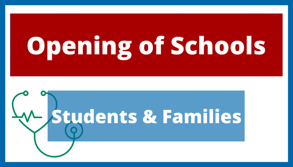 Opening of Schools - Students & Families image