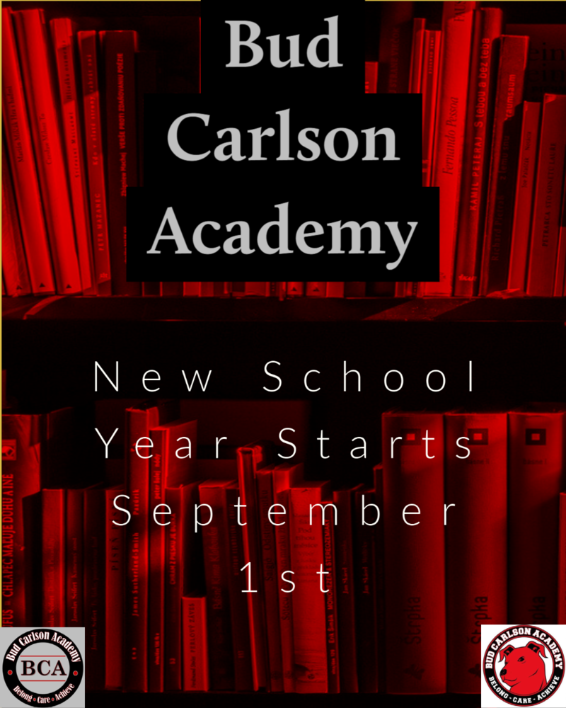 BCA School Start September 1st