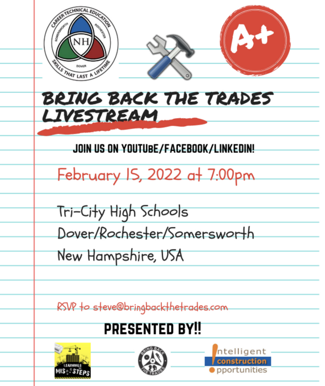 Bring Back the Trades flyer