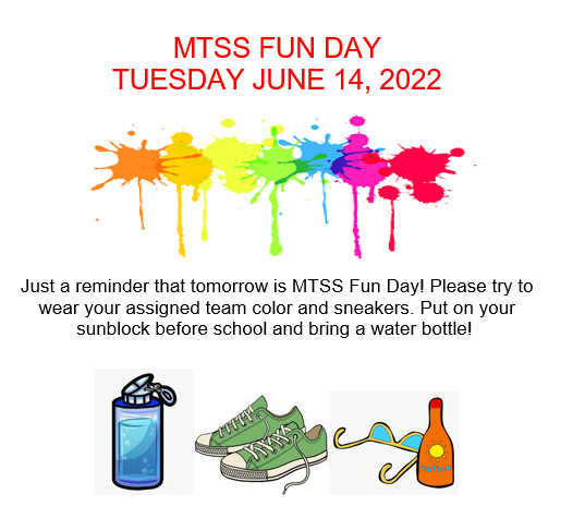 MTSS Fun Day 