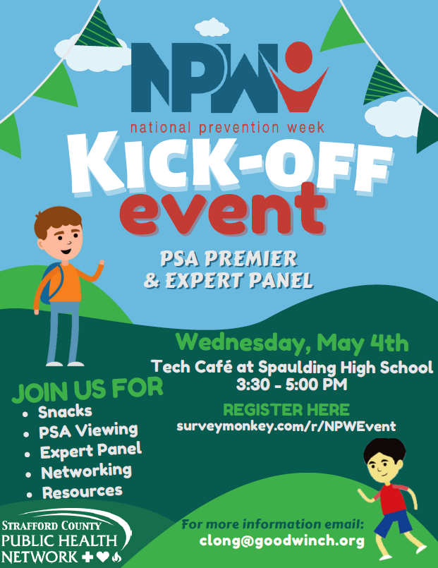 National Prevention Week Red-Carpet Kick-Off Event Flyer