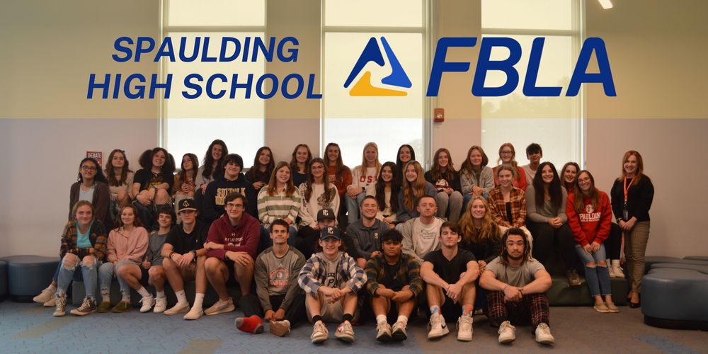 Group picture of students in FBLA (Future Business Leaders of America)