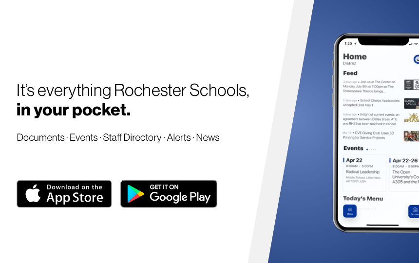 A banner promoting our new mobile app!