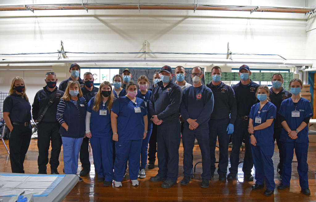 Rochester Fire Department and UNH Nursing Students