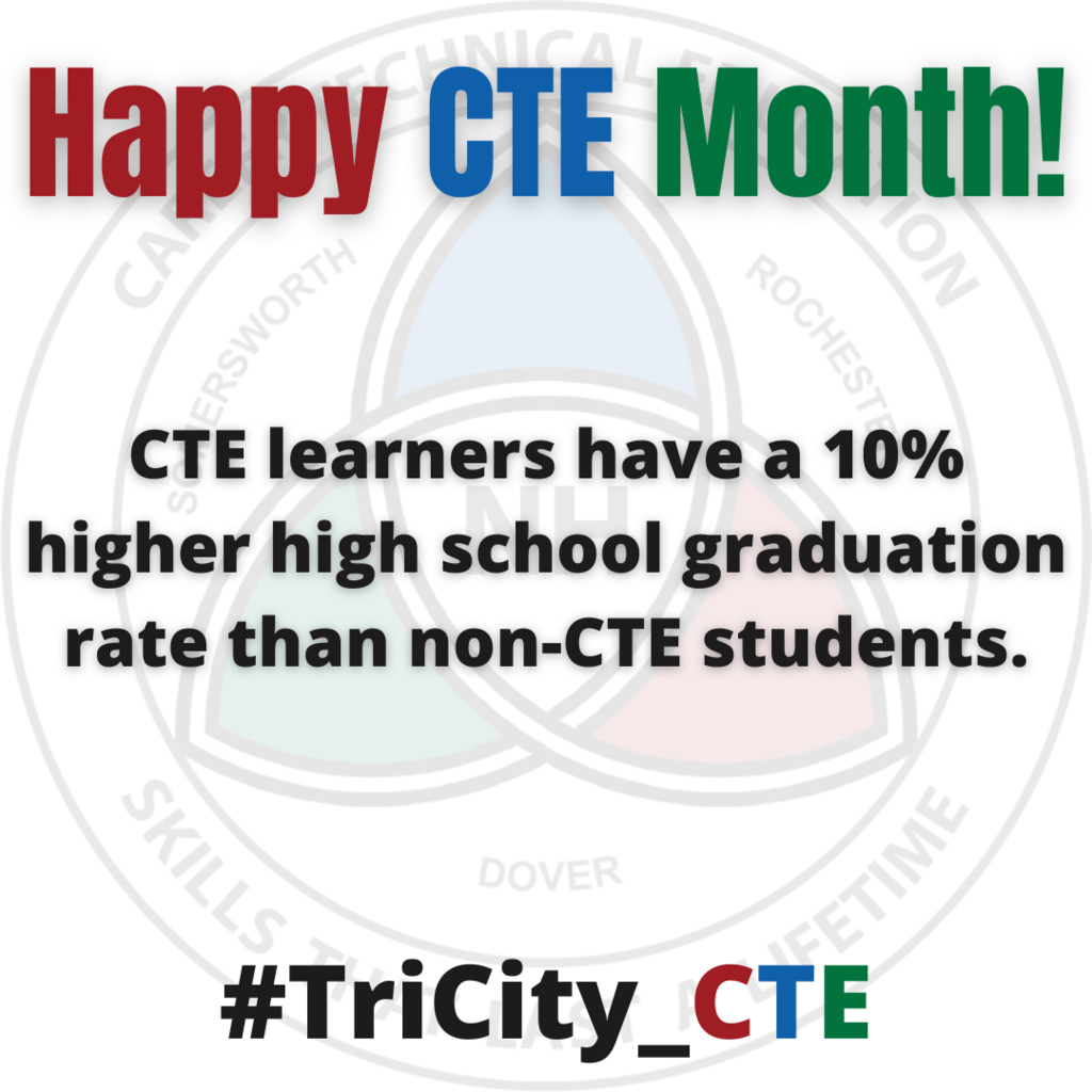 CTE learners have a 10% higher high school graduation rate than non-CTE students.