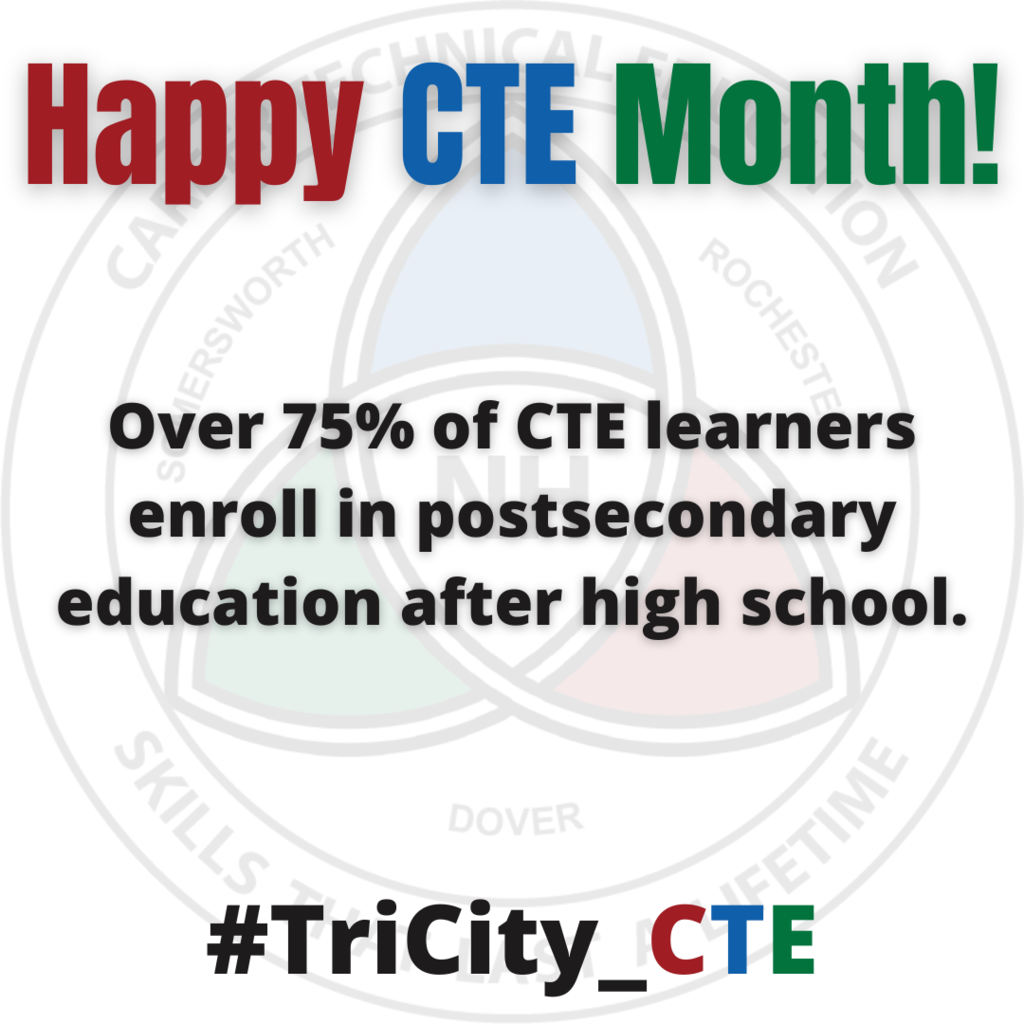 Over 75% of CTE learners enroll in postsecondary education  after high school!