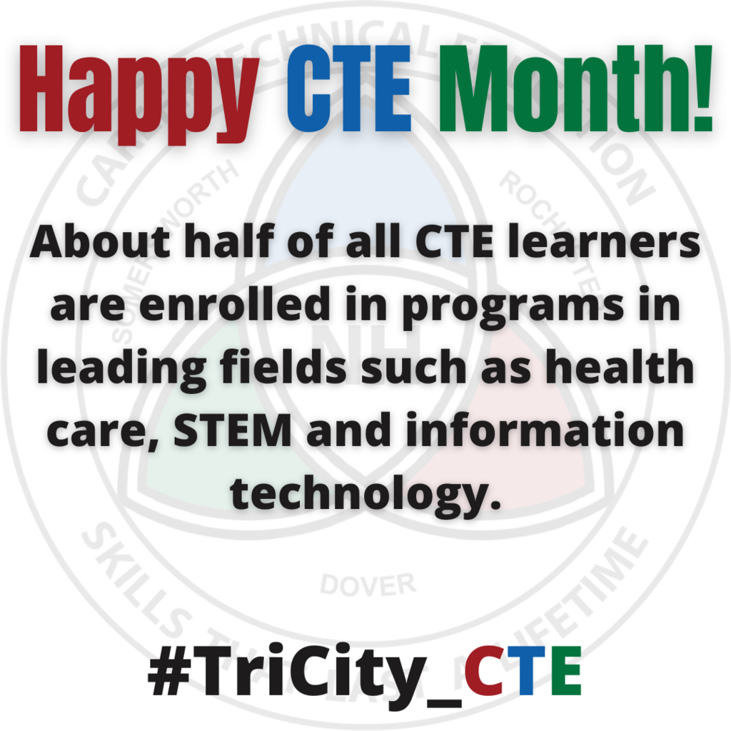About half of all CTE learners are enrolled in programs in leading fields such as health care, STEM and information technology.