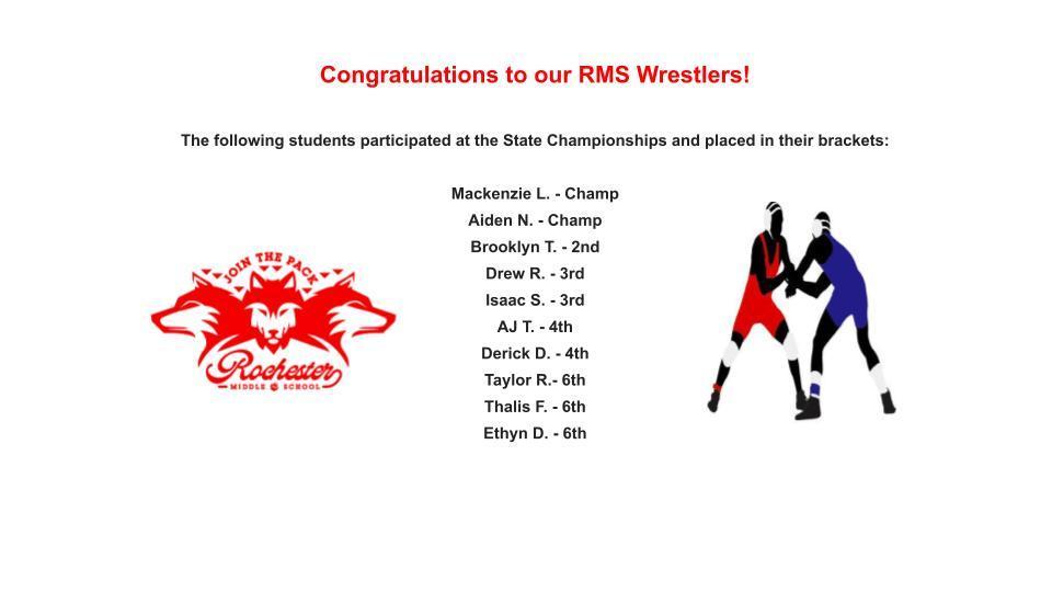 RMS Wrestling Announcement