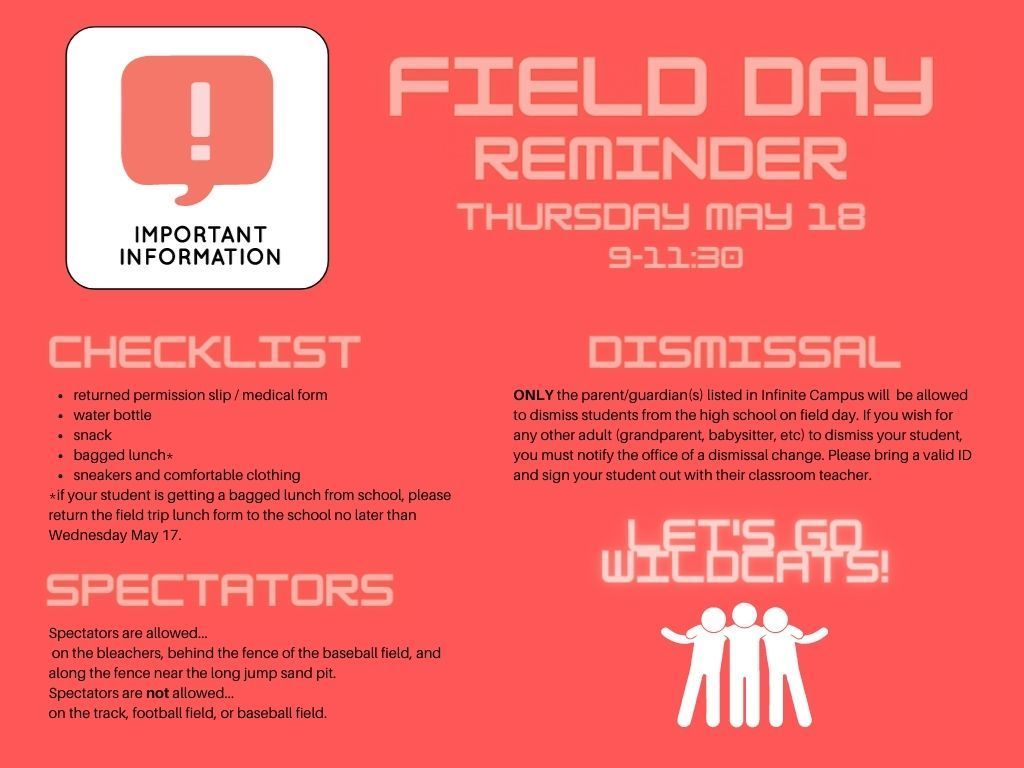 Field Day info