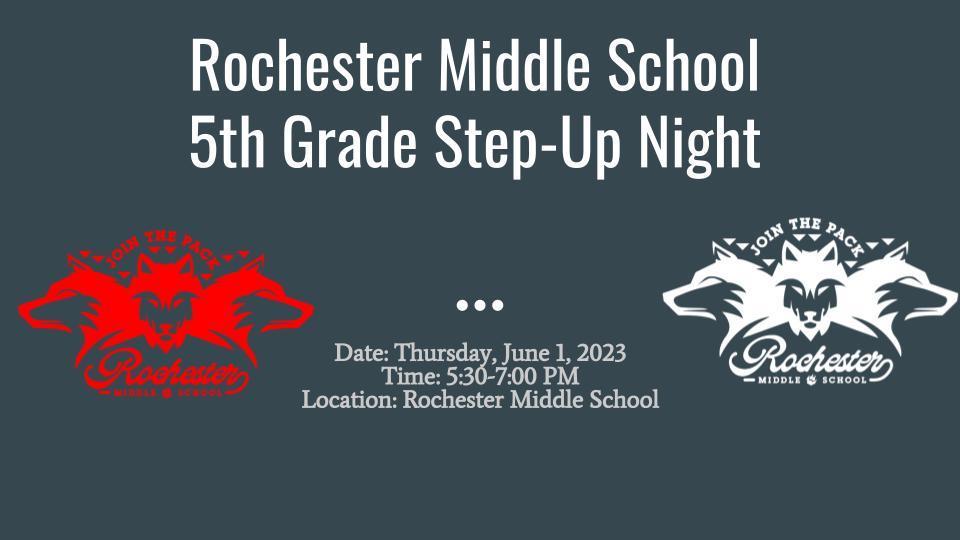 Rochester Middle School Step-Up Night image